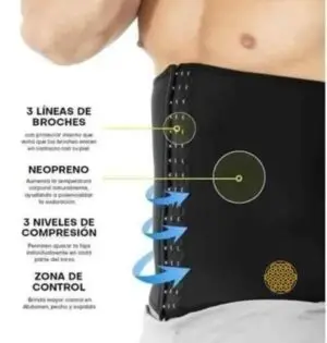 Cinturilla Sauna Hombre Rainbow Shaper