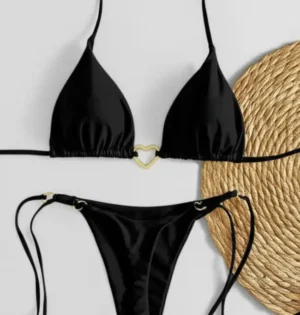 Bikini de Tiras Finas para Bronceo Sexy